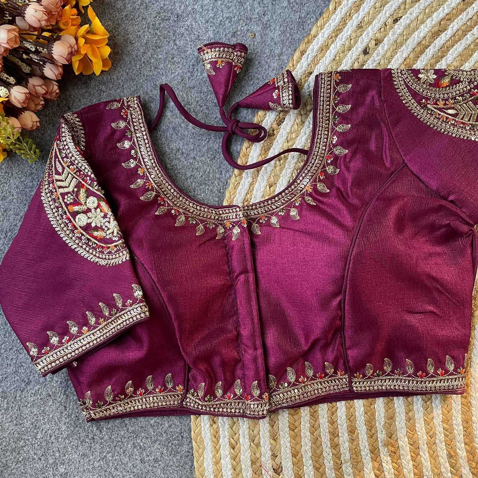 YNF Wholesale Silk Blouse  | Surat Manufacturer