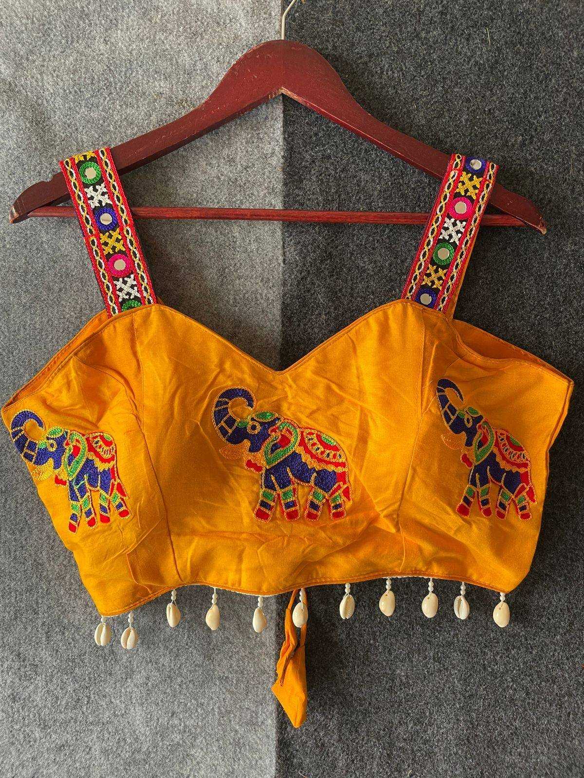YNF Wholesale Cotton V-Neck Blouses  | Surat Manufacturer