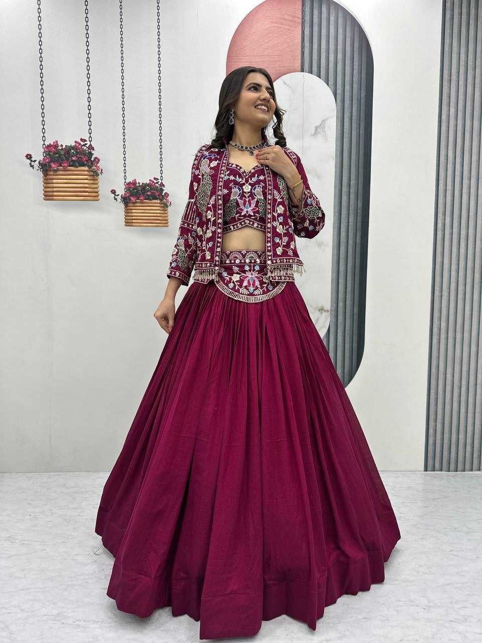 YNF Wholesale Vichitra Silk Designer Lehenga  | Surat Manufacturer