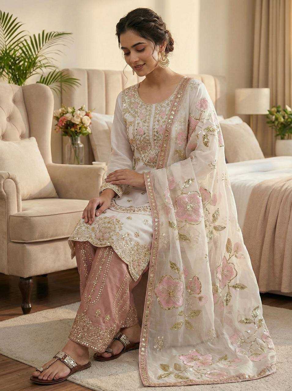 YNF Wholesale Silk Embroidery Suits  | Surat Manufacturer