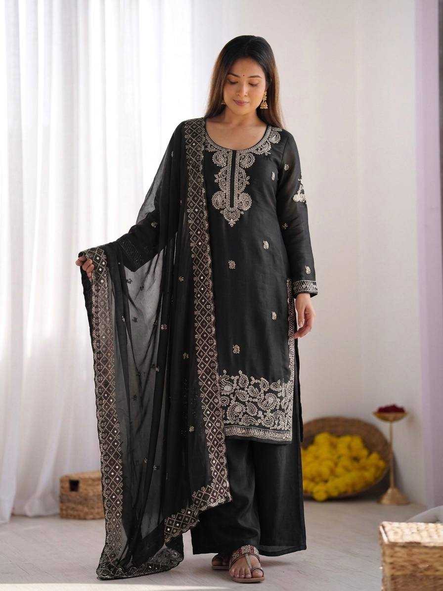 YNF Wholesale Jimmy Choo Palazzo Suit  | Surat Manufacturer