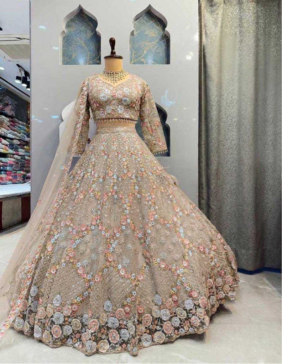 YNF Wholesale Butterfly Net Net Fancy Lehenga  | Surat Manufacturer