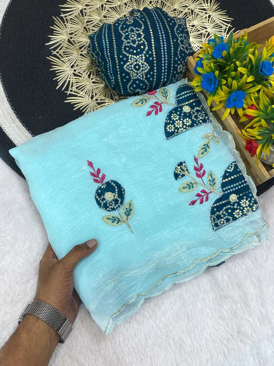 YNF Wholesale Chiffon Party Wear Sarees  | Surat Manufacturer