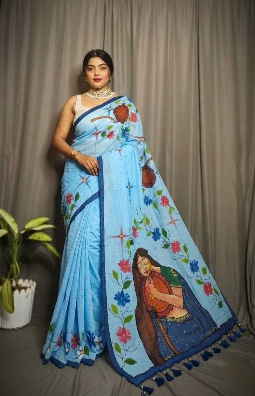 YNF Wholesale Cotton Designer Sarees  | Surat Manufacturer