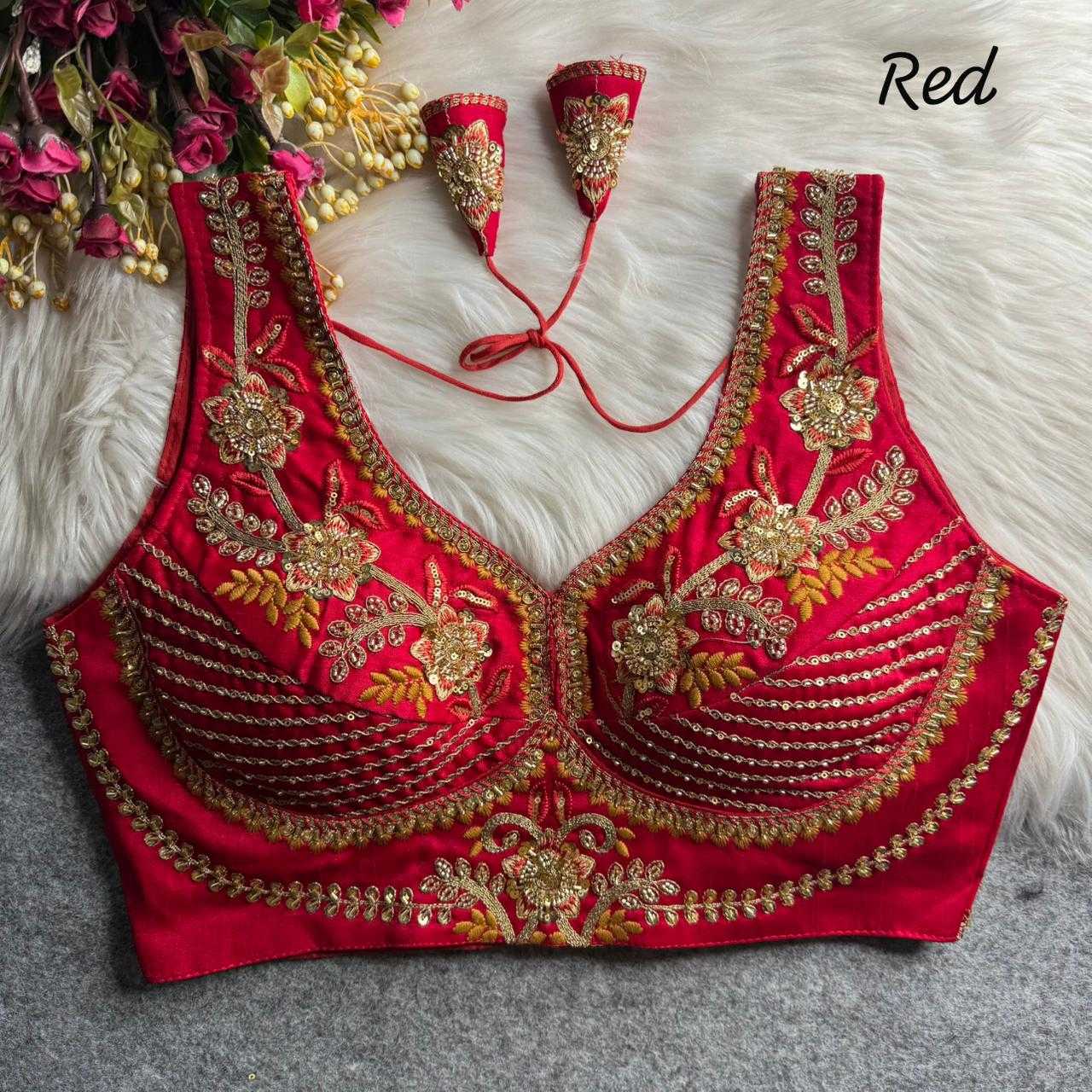 YNF Wholesale Italian Silk Party Wear Blouse  | Surat Manufacturer
