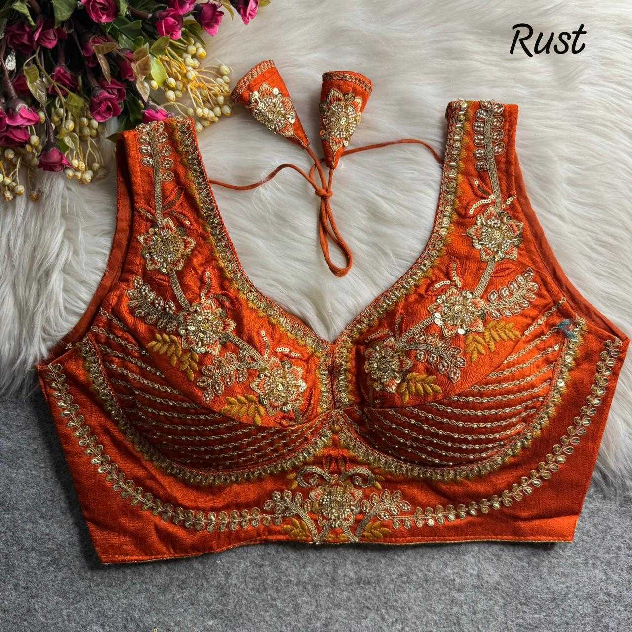 YNF Wholesale Italian Silk Party Wear Blouse  | Surat Manufacturer