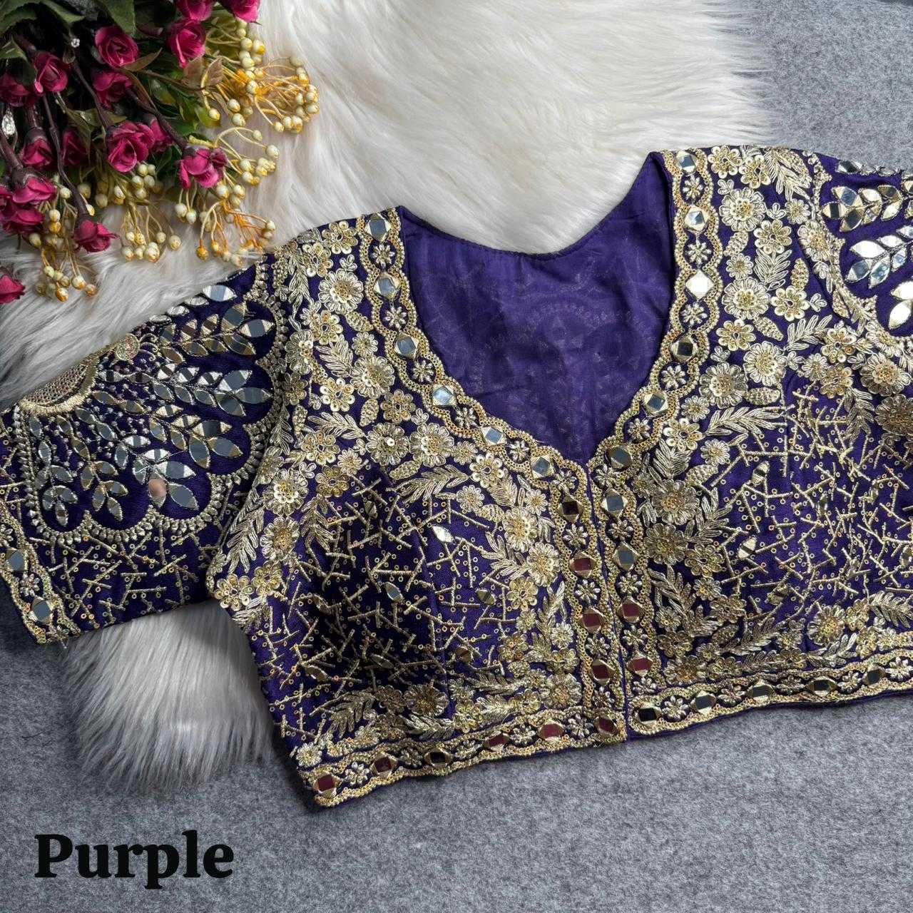 YNF Wholesale Italian Silk Party Wear Blouse  | Surat Manufacturer