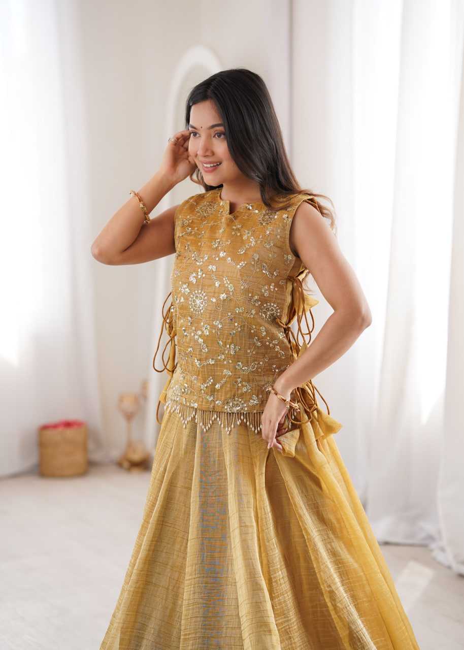 YNF Wholesale Crush Silk Designer Lehenga Choli  | Surat Manufacturer