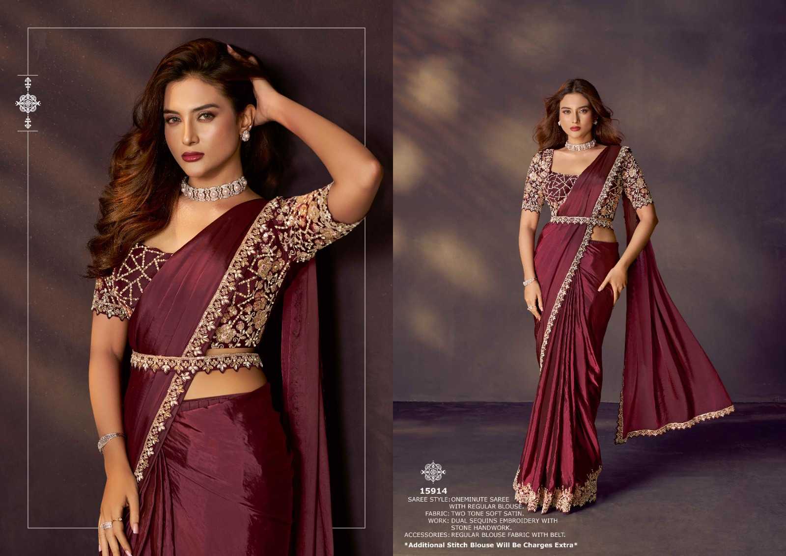 YNF Wholesale Silk Sequin Sarees  | Surat Manufacturer
