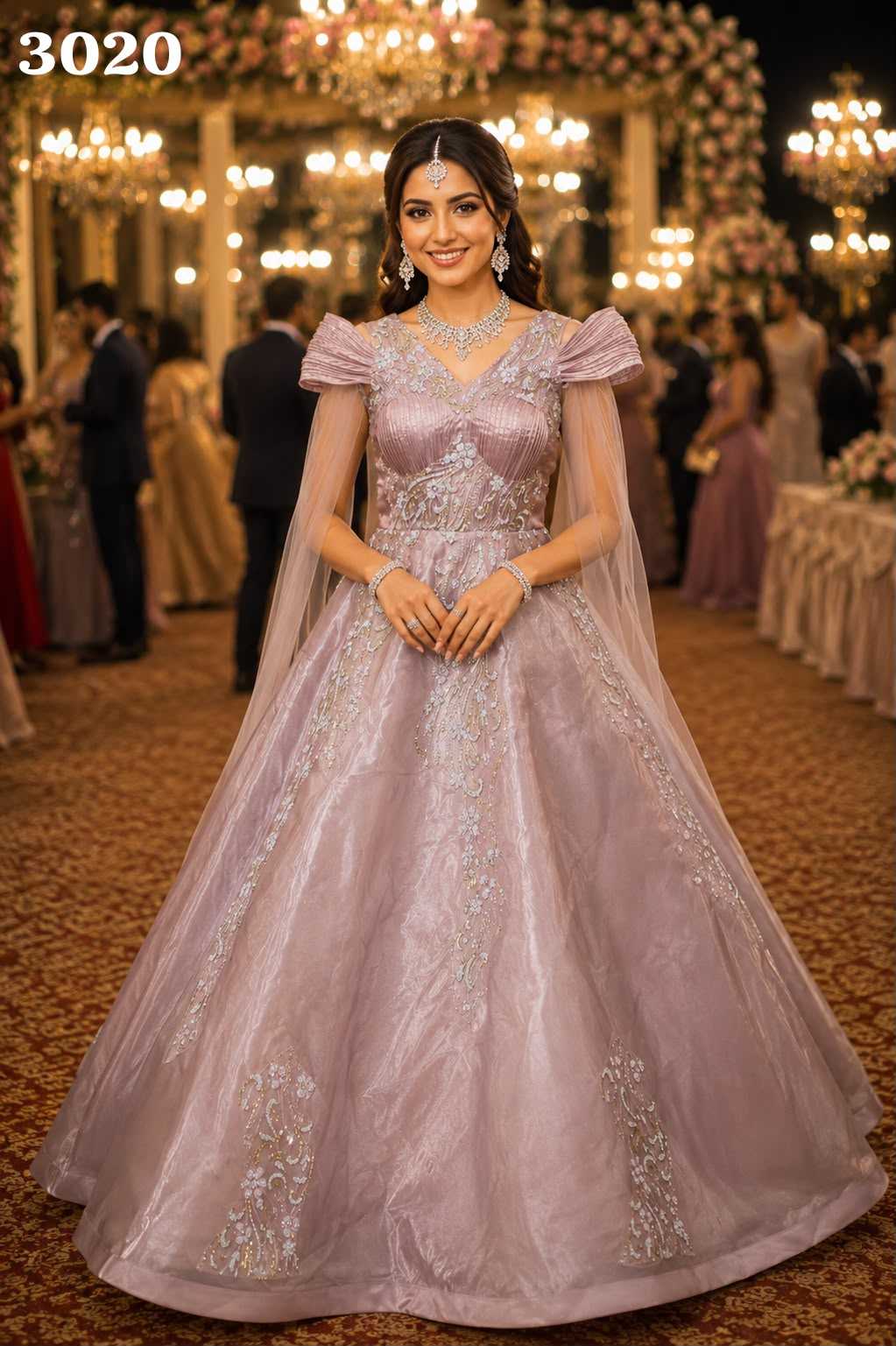 YNF Wholesale Jimmy Choo Designer Gowns  | Surat Manufacturer