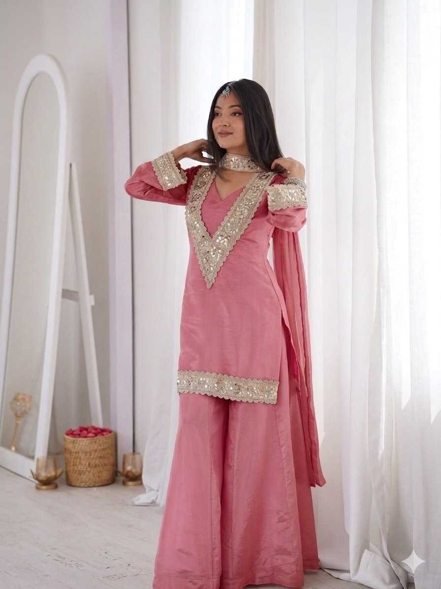 YNF Wholesale Chinon Party Wear Kurtis  | Surat Manufacturer