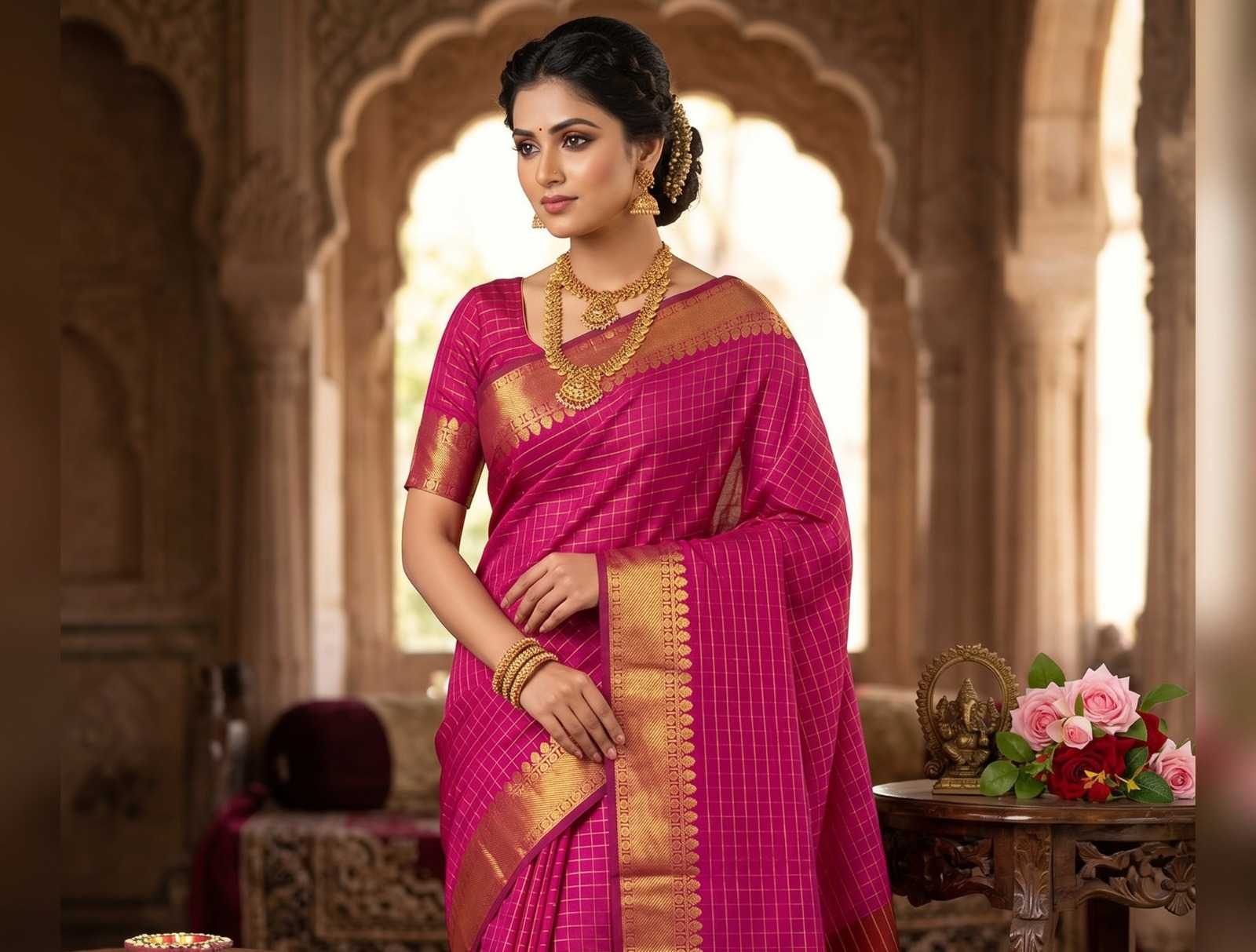 YNF Wholesale Kanjivaram Silk Kanjivaram Silk Sarees  | Surat Manufacturer