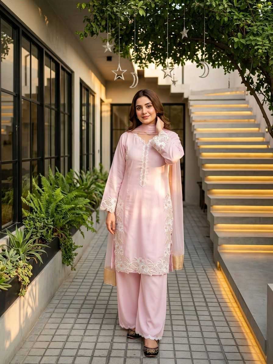 YNF Wholesale Heavy Silk Palazzo Suit  | Surat Manufacturer