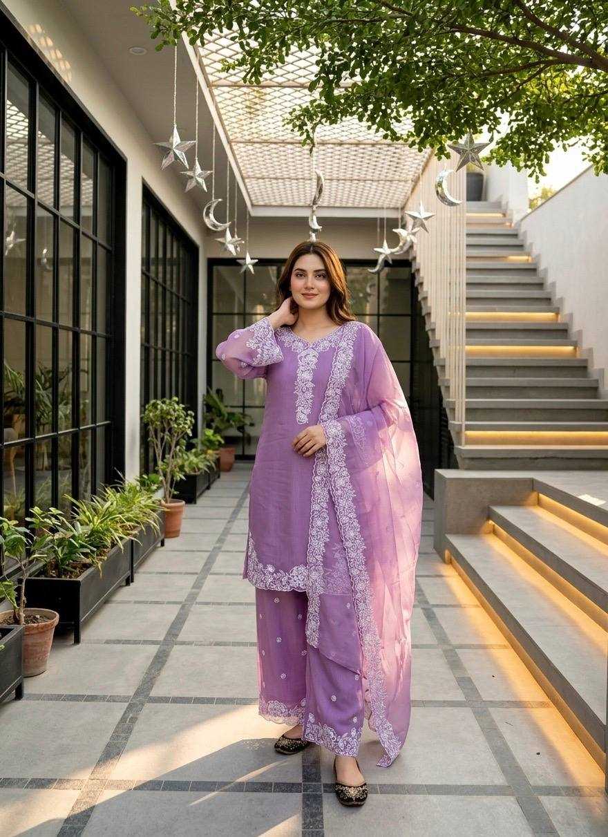 YNF Wholesale Chanderi Cotton Embroidery Suits  | Surat Manufacturer