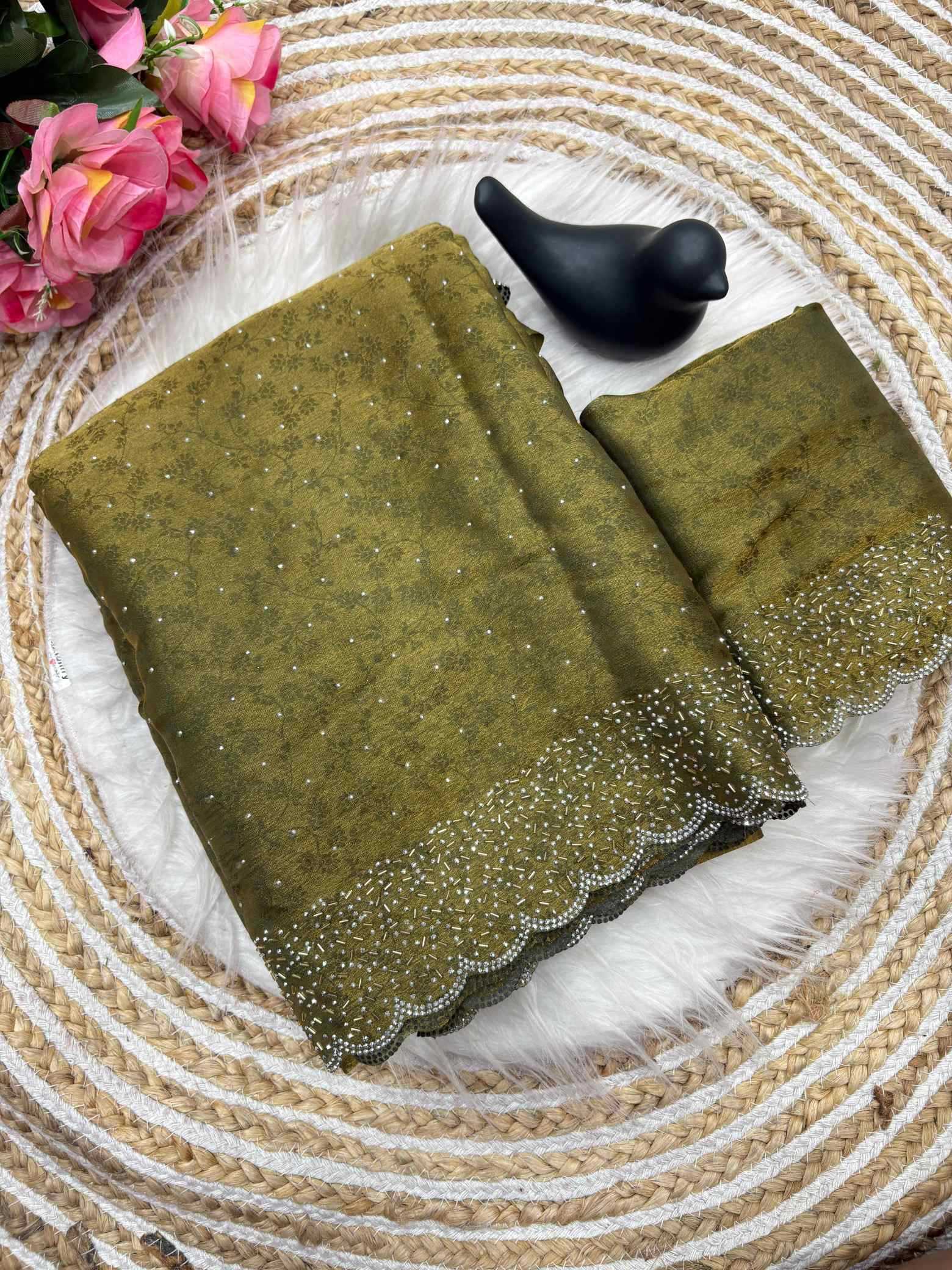 YNF Wholesale Satin Designer Sarees  | Surat Manufacturer