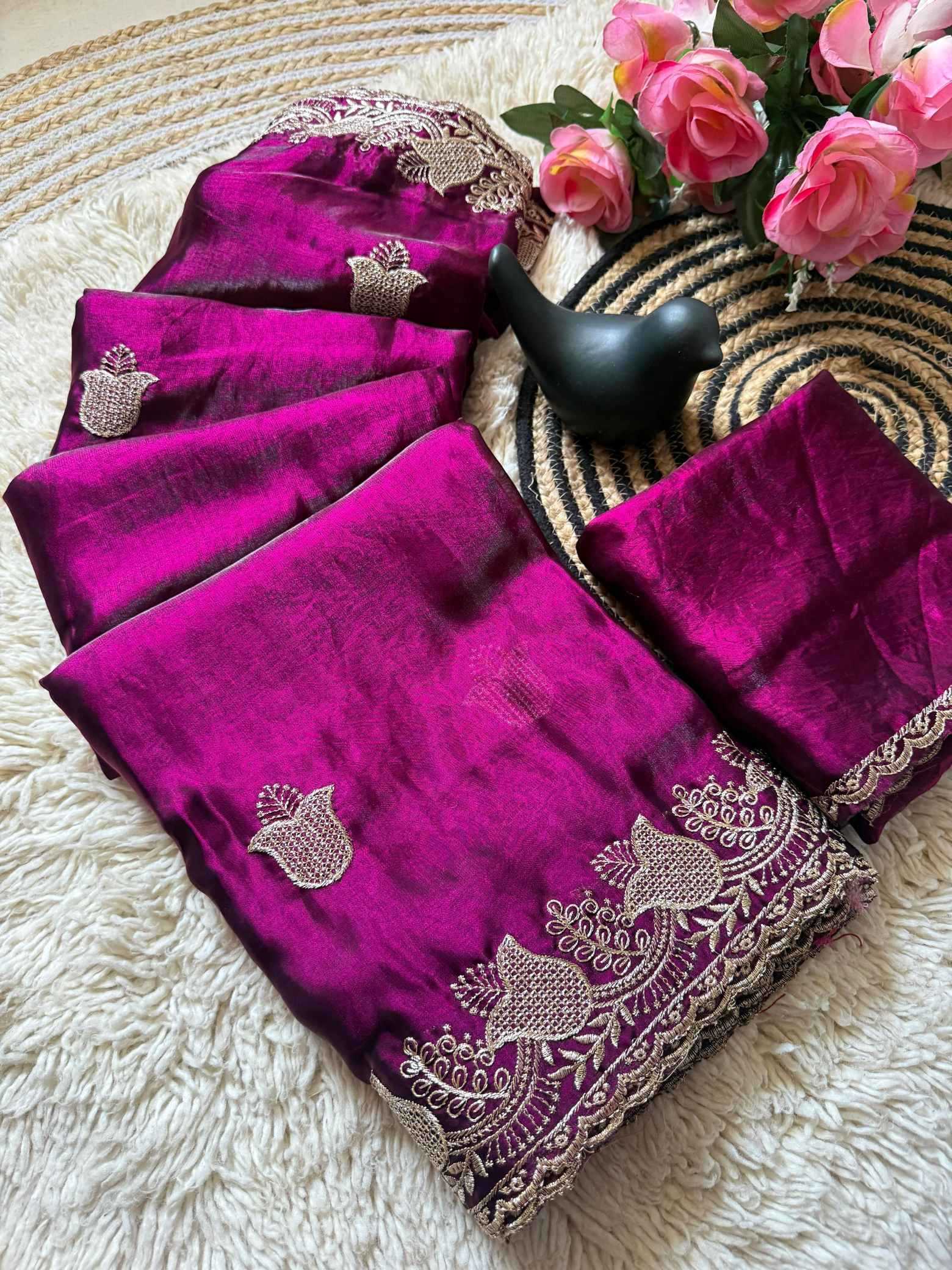 YNF Wholesale Satin Silk Soft Silk Sarees  | Surat Manufacturer