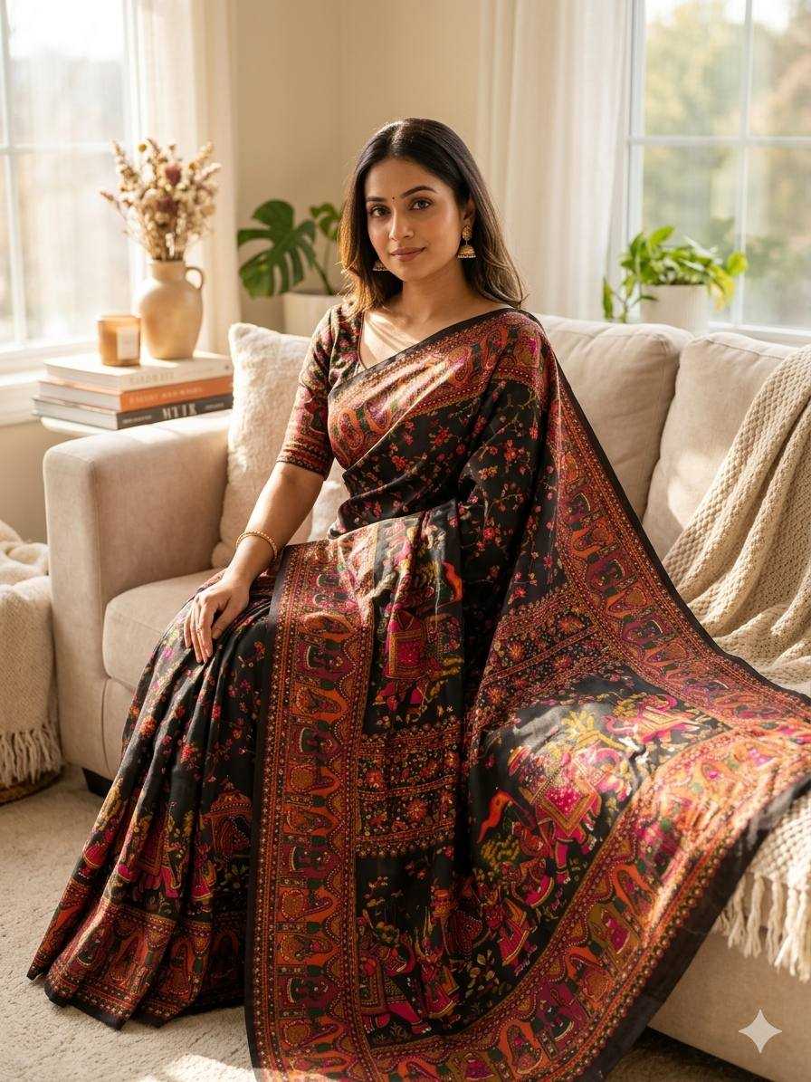 YNF Wholesale Pashmina Designer Sarees  | Surat Manufacturer