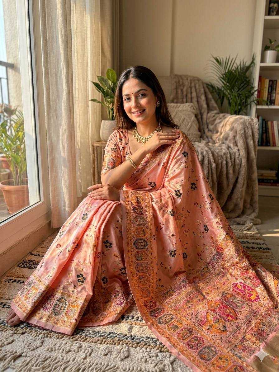 YNF Wholesale Pashmina Butta Sarees  | Surat Manufacturer
