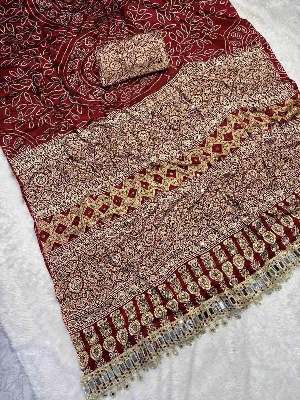 YNF Wholesale Gajji Silk Printed Sarees KESH576 125 | Surat Manufacturer
