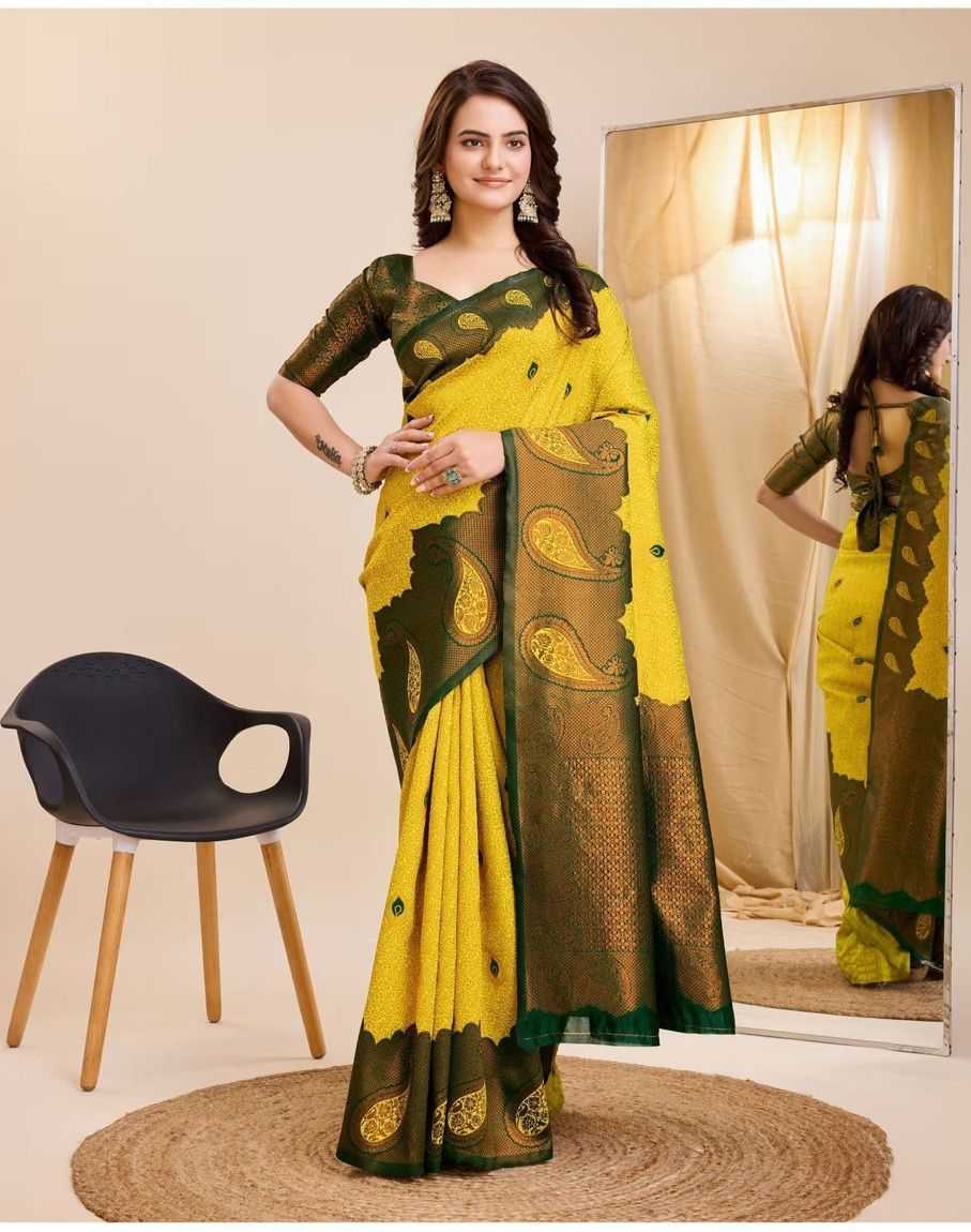 YNF Wholesale Banarasi Soft Silk Banarasi Silk Sarees  | Surat Manufacturer
