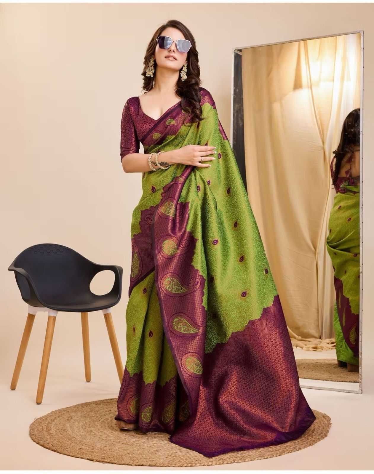 YNF Wholesale Banarasi Soft Silk Banarasi Silk Sarees  | Surat Manufacturer
