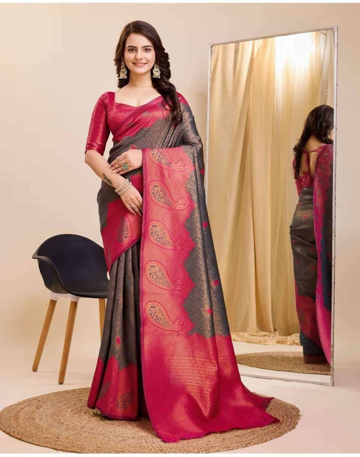 YNF Wholesale Banarasi Soft Silk Banarasi Silk Sarees  | Surat Manufacturer
