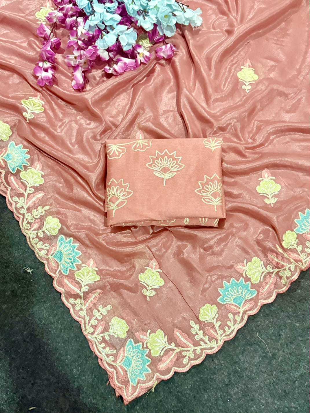 YNF Wholesale Silk Brocade Sarees  | Surat Manufacturer