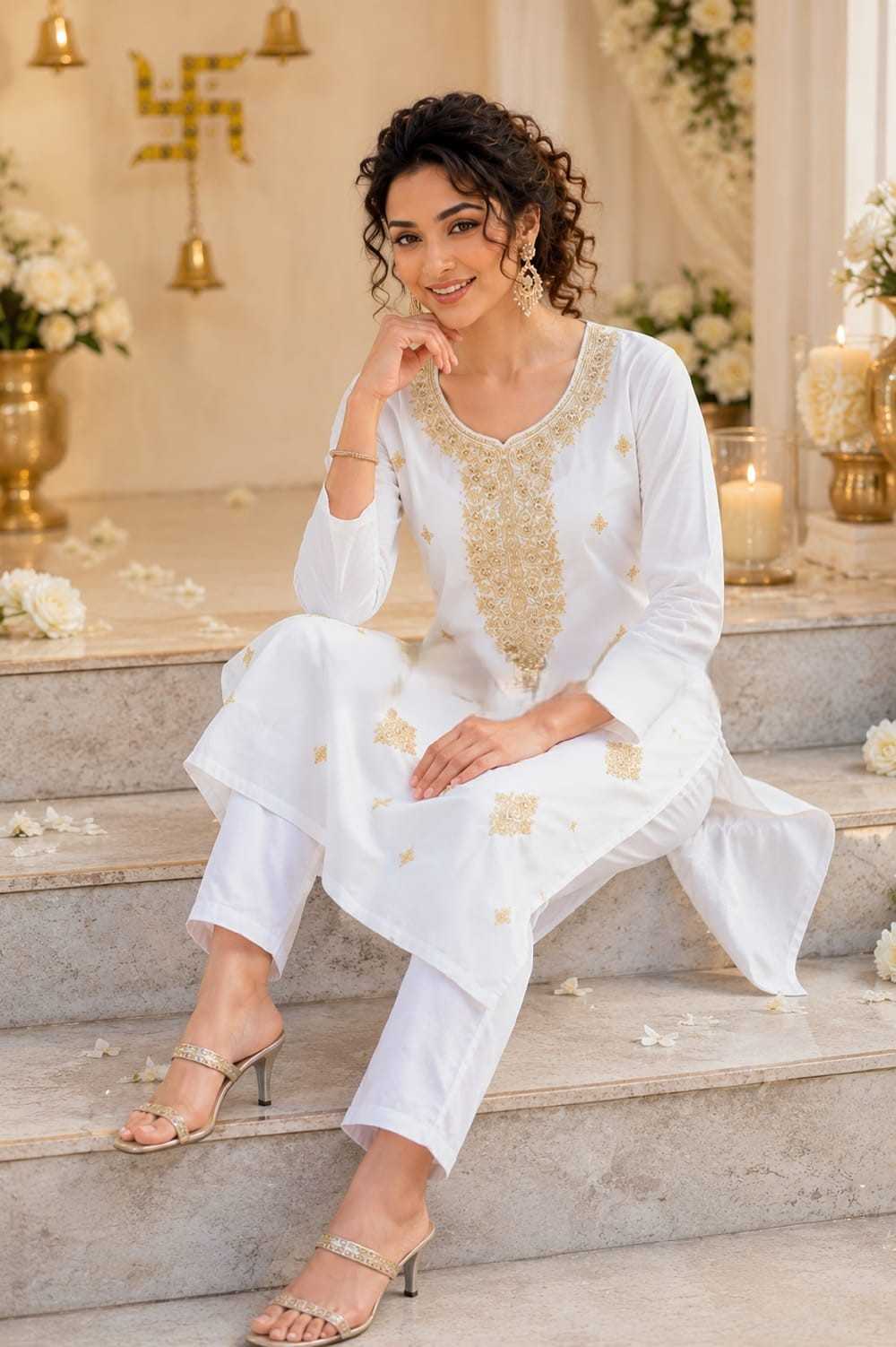 YNF Wholesale Rayon Cotton Kurtis  | Surat Manufacturer