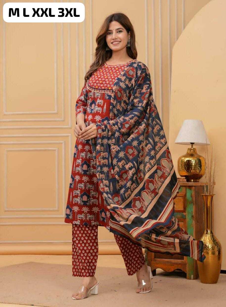 YNF Wholesale Pure Cotton Ladies Suits  | Surat Manufacturer