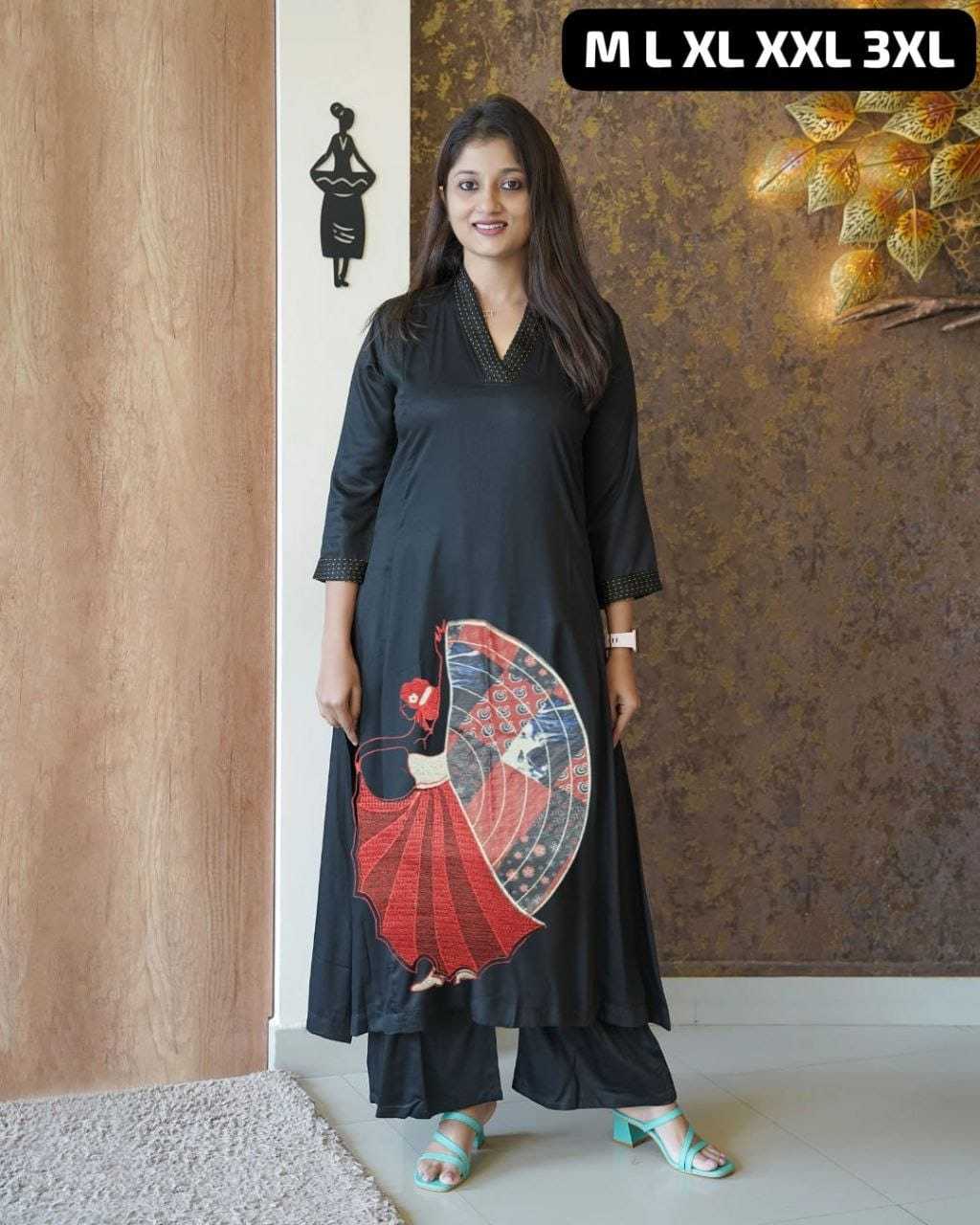 YNF Wholesale Soft Tissue Embroidery Gowns  | Surat Manufacturer