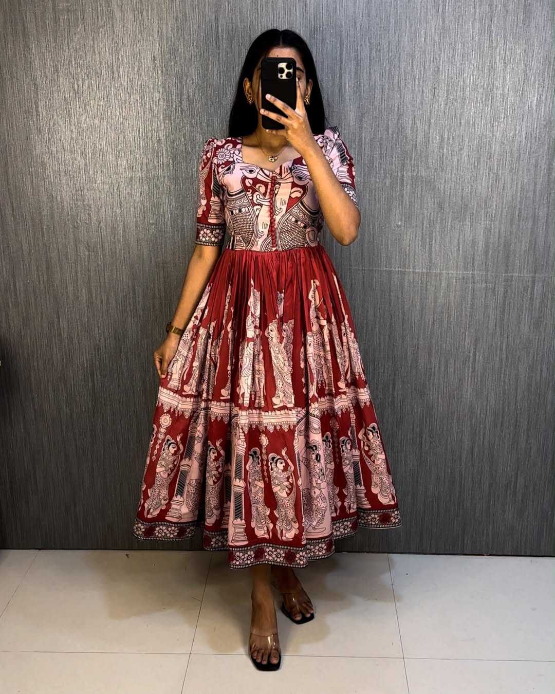 YNF Wholesale Maslin Printed Gowns  | Surat Manufacturer