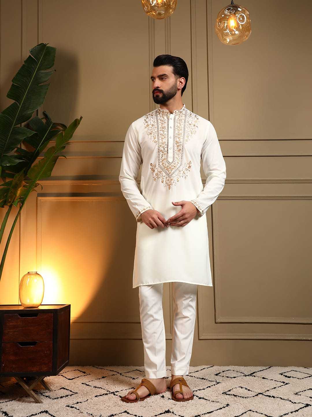 YNF Wholesale Armani Mens Kurta Pyjama  | Surat Manufacturer