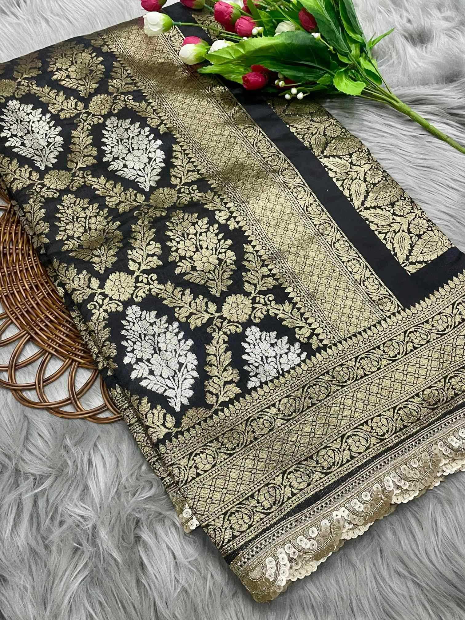 YNF Wholesale Katan Silk Banarasi Silk Sarees  | Surat Manufacturer