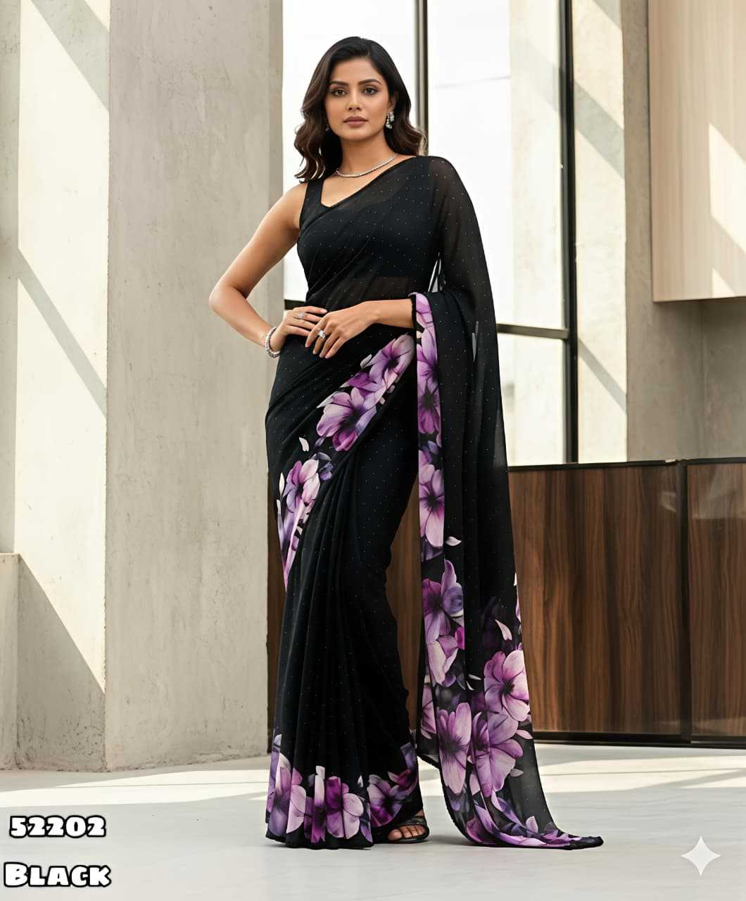 YNF Wholesale Fancy Printed Sarees  | Surat Manufacturer