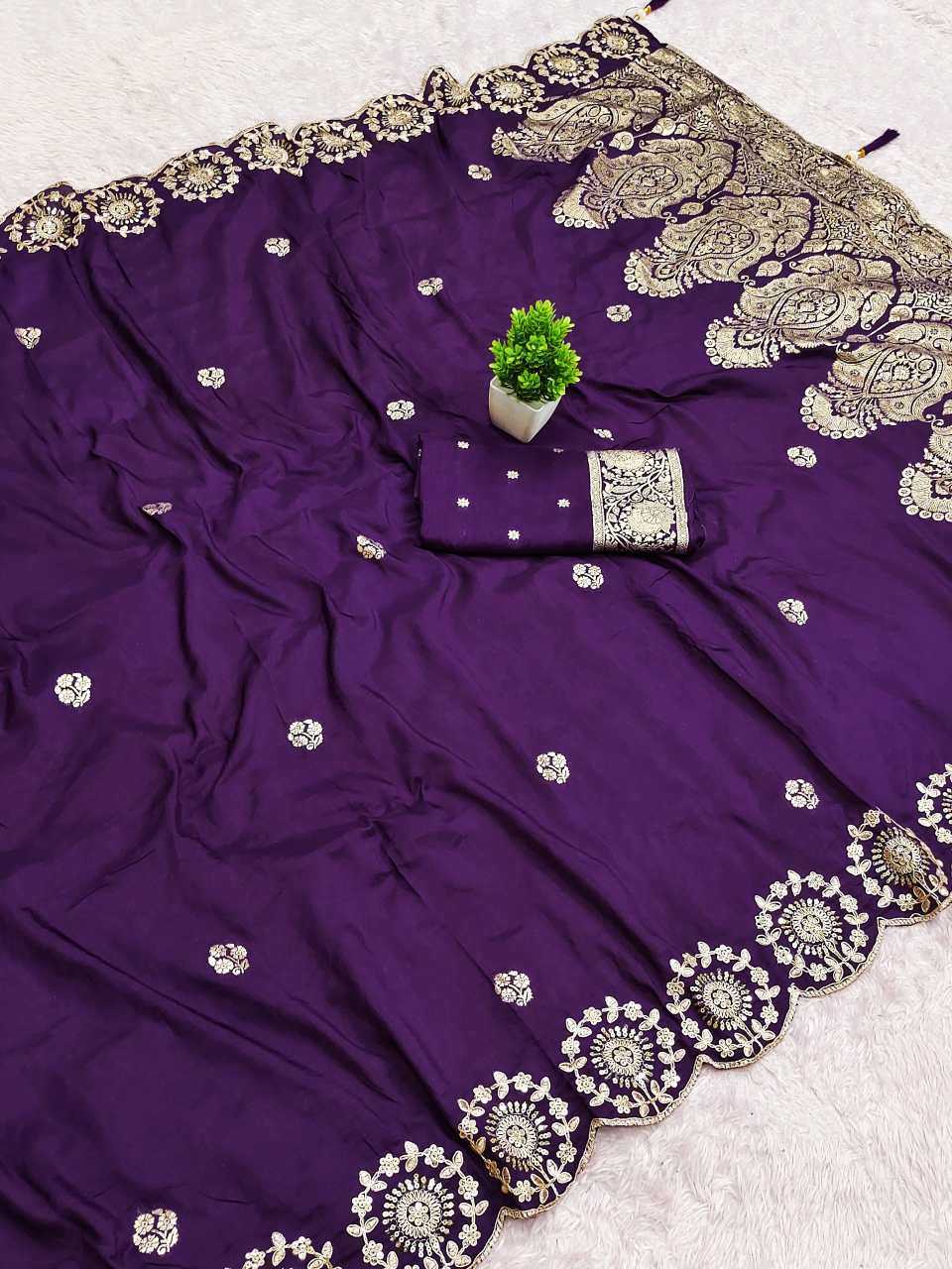 YNF Wholesale Satin Crape Satin Sarees  | Surat Manufacturer