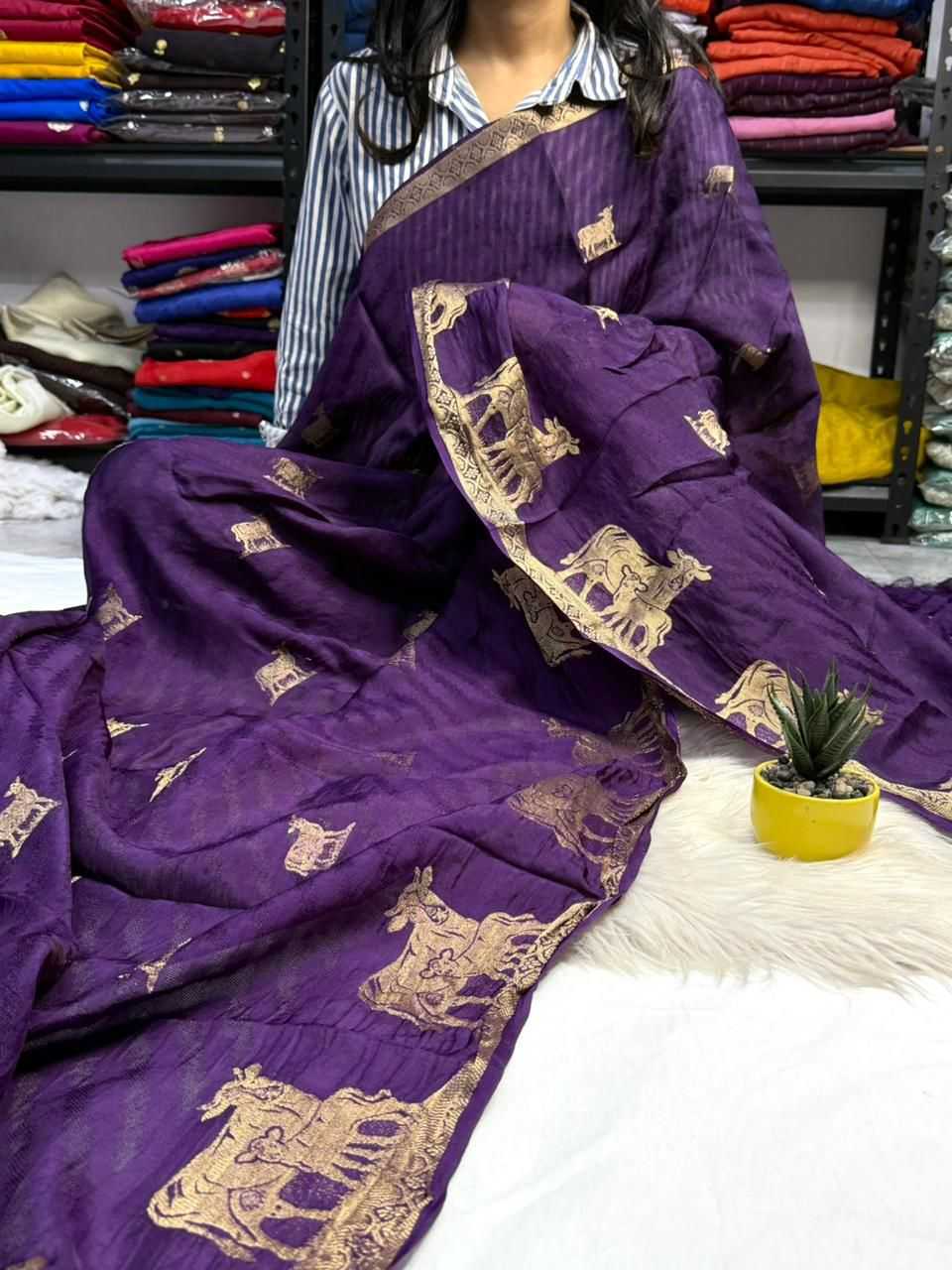 YNF Wholesale Viscose Designer Sarees  | Surat Manufacturer