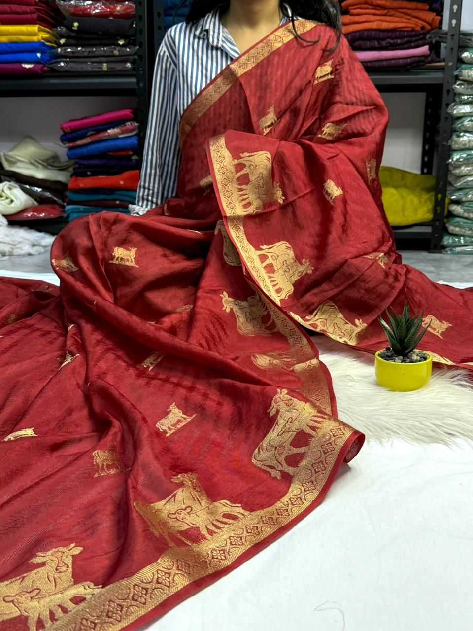 YNF Wholesale Viscose Designer Sarees  | Surat Manufacturer