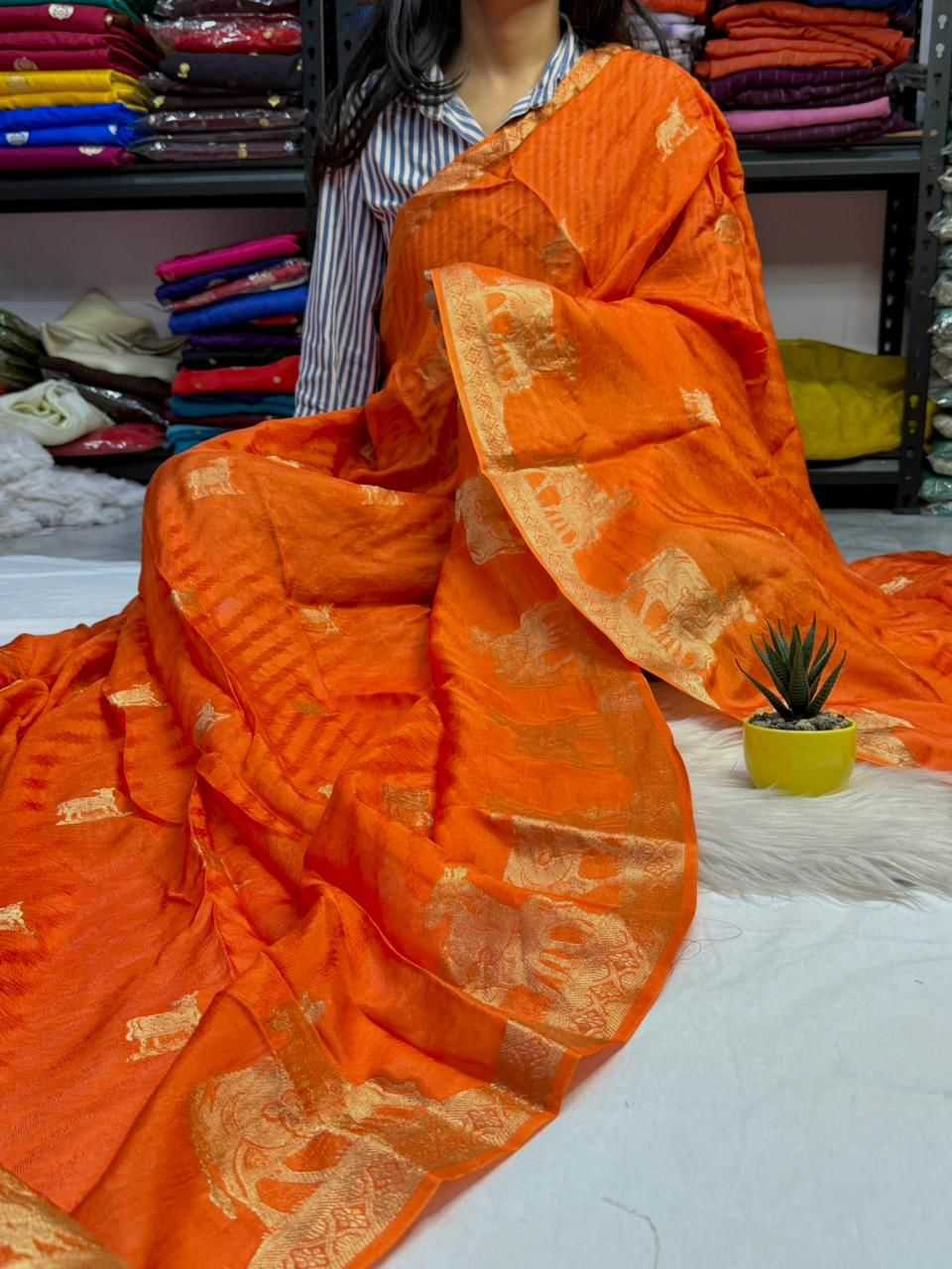 YNF Wholesale Viscose Designer Sarees  | Surat Manufacturer