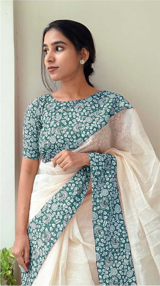 YNF Wholesale Chanderi Silk Printed Sarees KESH690 DF - 248 Christmas | Surat Manufacturer