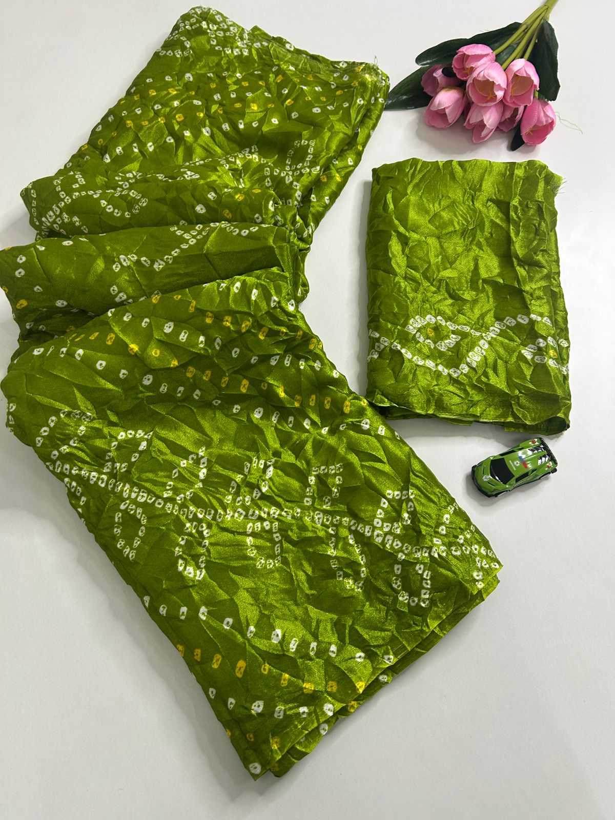 YNF Wholesale Bandhani Silk Fancy Sarees  | Surat Manufacturer