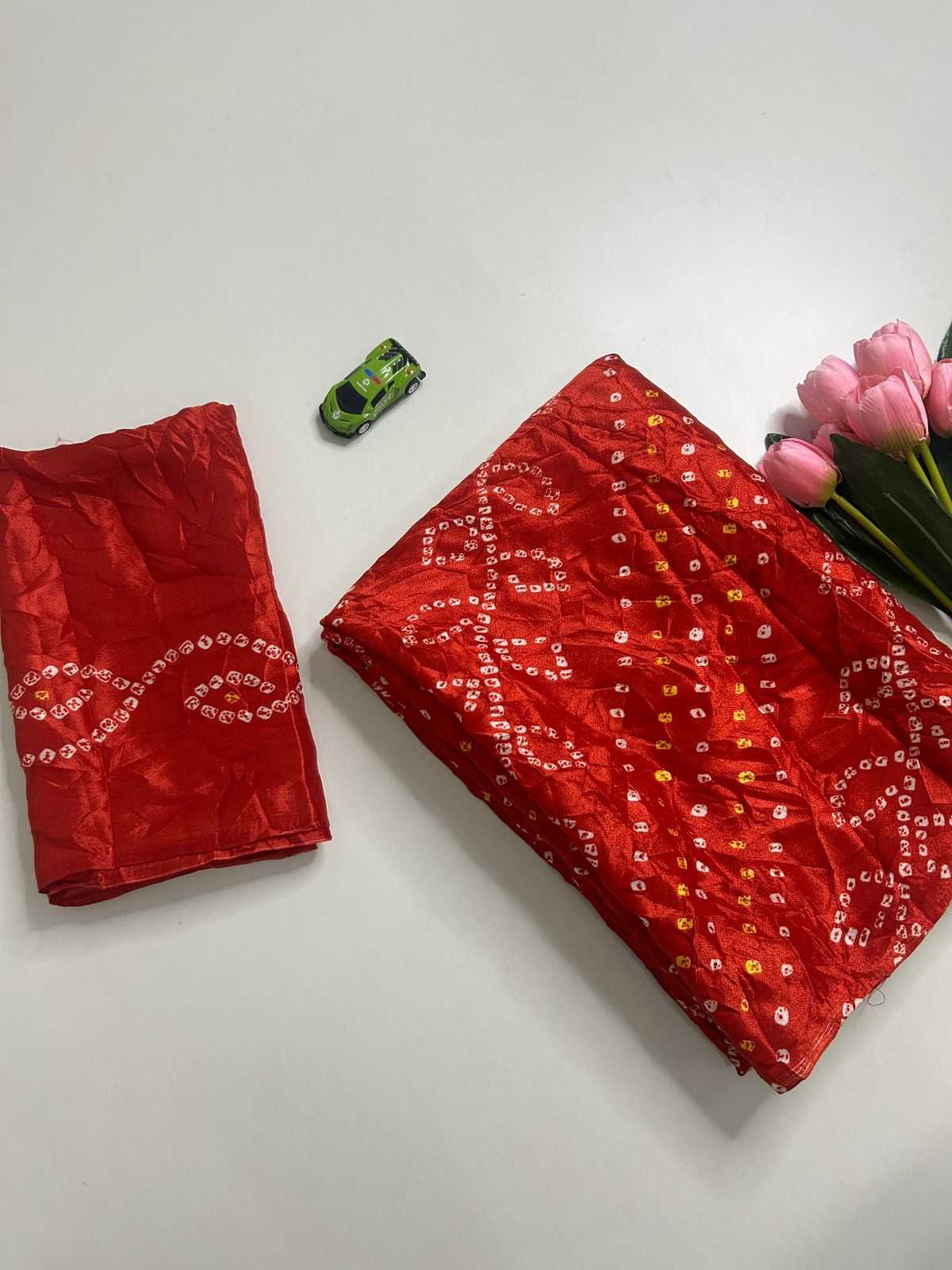 YNF Wholesale Bandhani Silk Fancy Sarees  | Surat Manufacturer