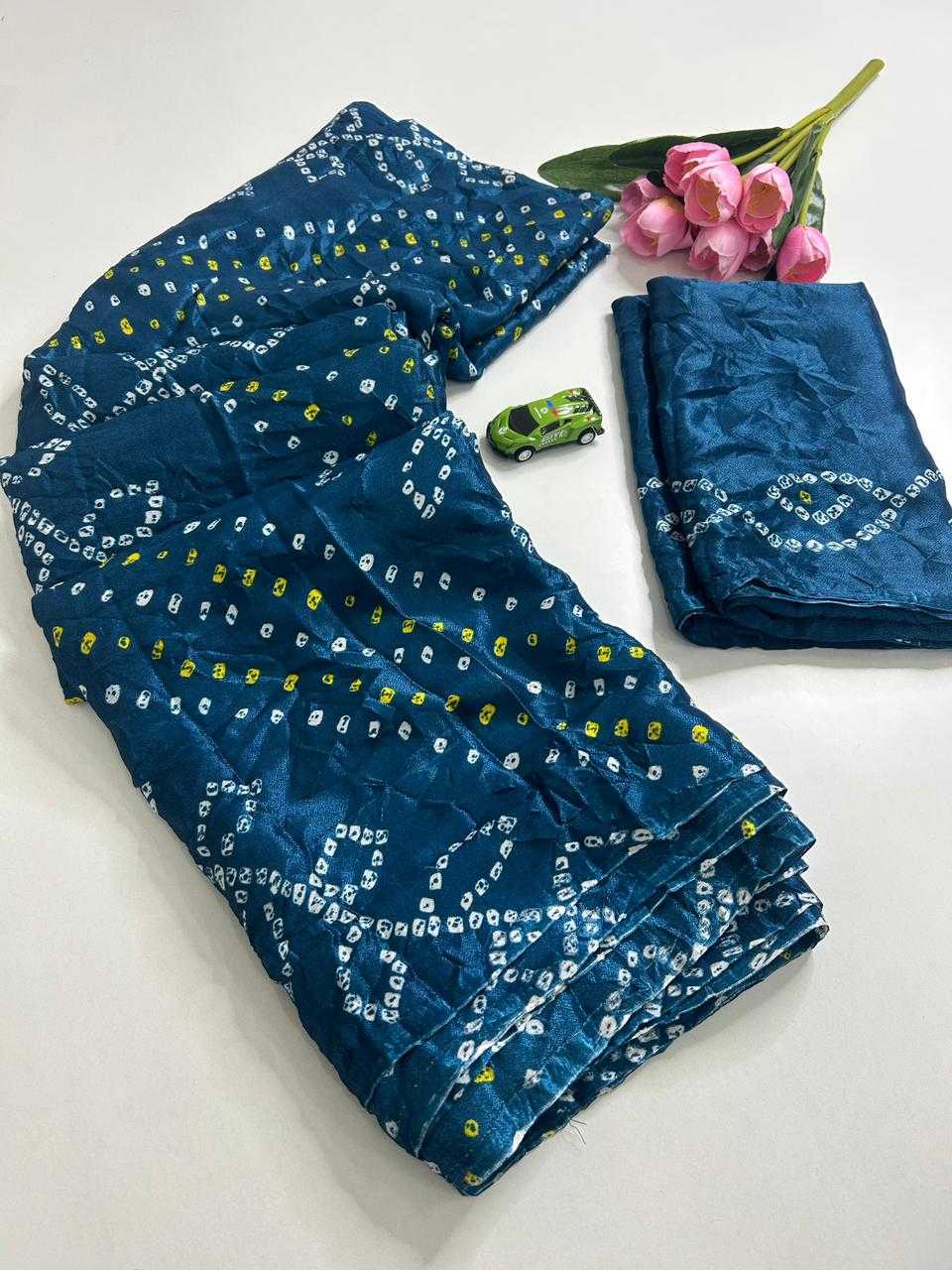 YNF Wholesale Bandhani Silk Fancy Sarees  | Surat Manufacturer