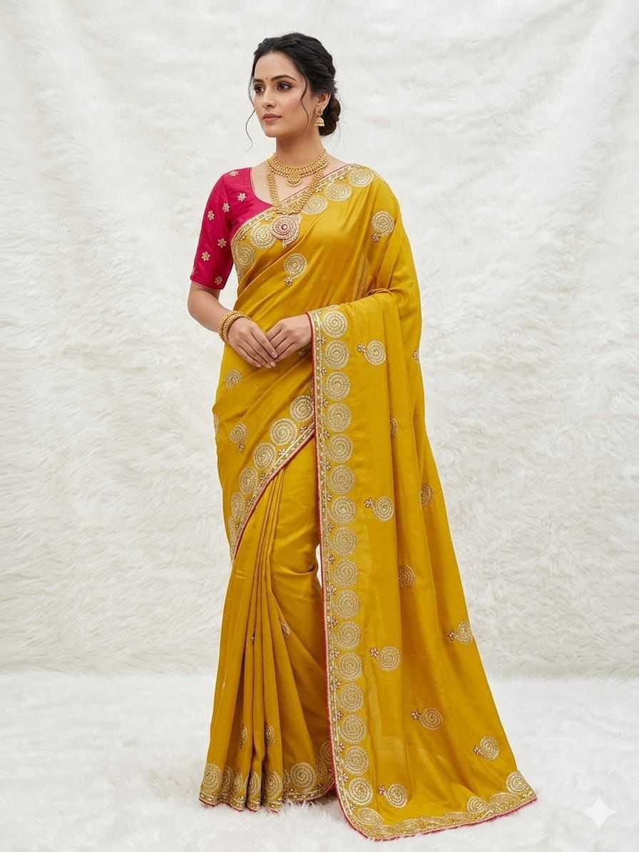 YNF Wholesale Soft Silk Party Wear Sarees  | Surat Manufacturer