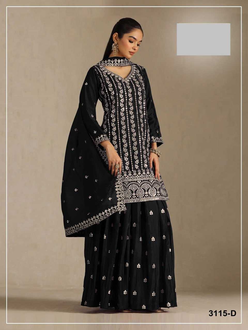 YNF Wholesale Chinon Printed Suits  | Surat Manufacturer