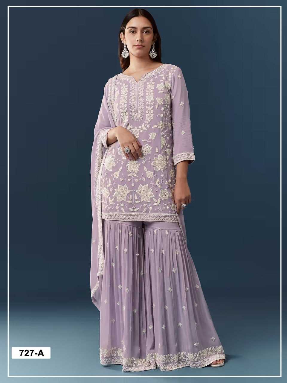 YNF Wholesale Chiffon Embroidery Suits  | Surat Manufacturer