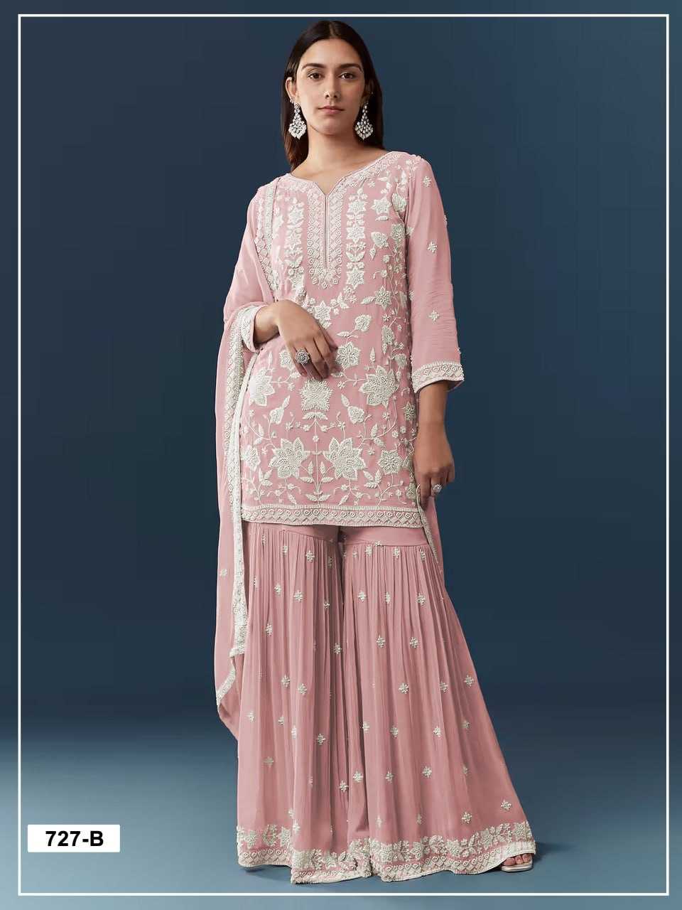 YNF Wholesale Chiffon Embroidery Suits  | Surat Manufacturer
