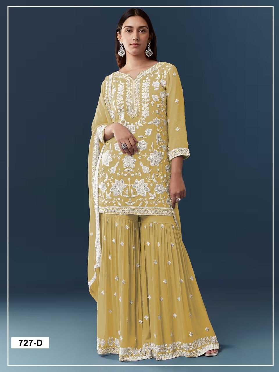 YNF Wholesale Chiffon Embroidery Suits  | Surat Manufacturer