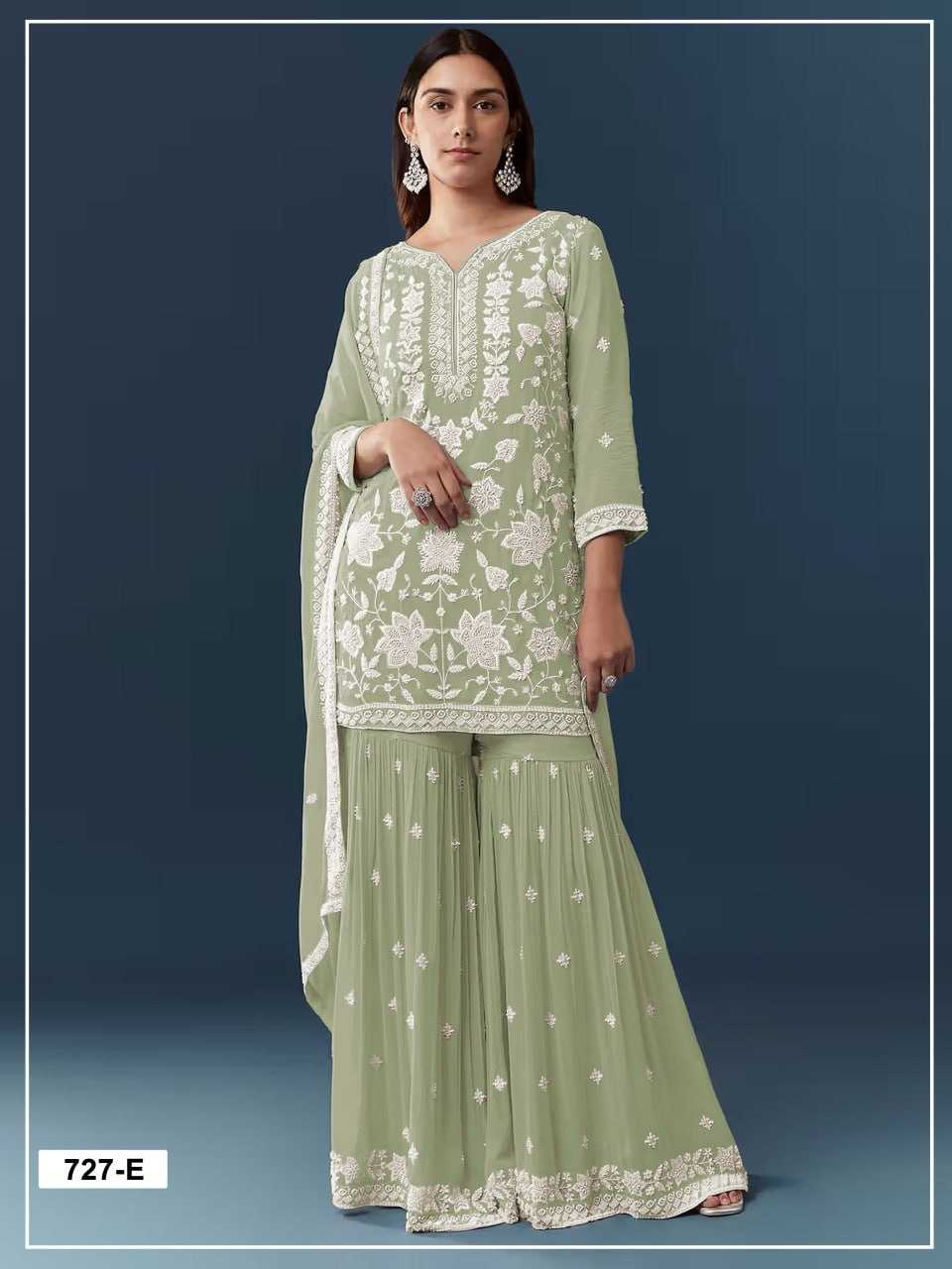 YNF Wholesale Chiffon Embroidery Suits  | Surat Manufacturer
