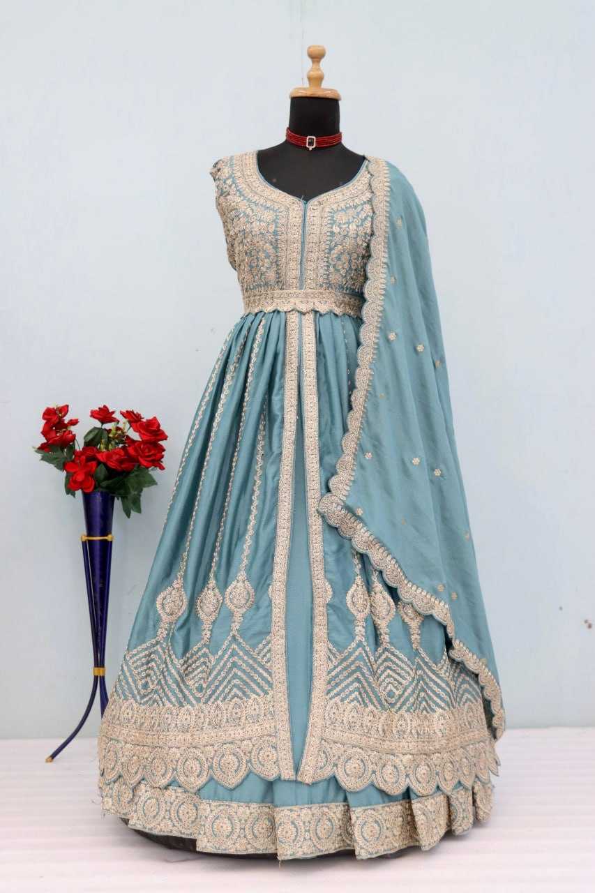 YNF Wholesale Chinon Ladies Suits  | Surat Manufacturer