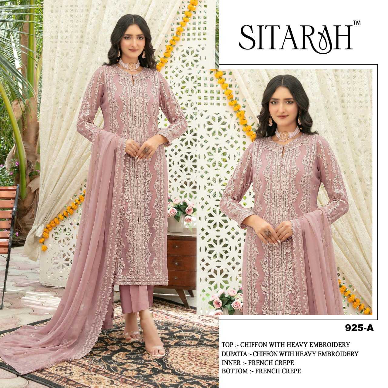 YNF Wholesale Crepe Silk Dresses  | Surat Manufacturer